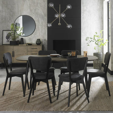 Bentley Designs Vintage Weathered Oak 6 Seater Table